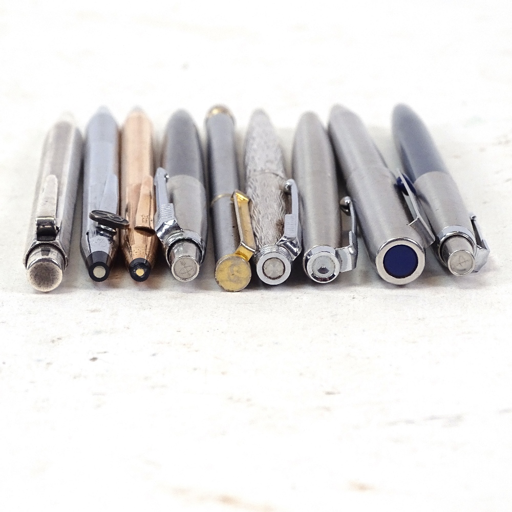 Various ballpoint pens, including Parker and Cross - Image 3 of 3