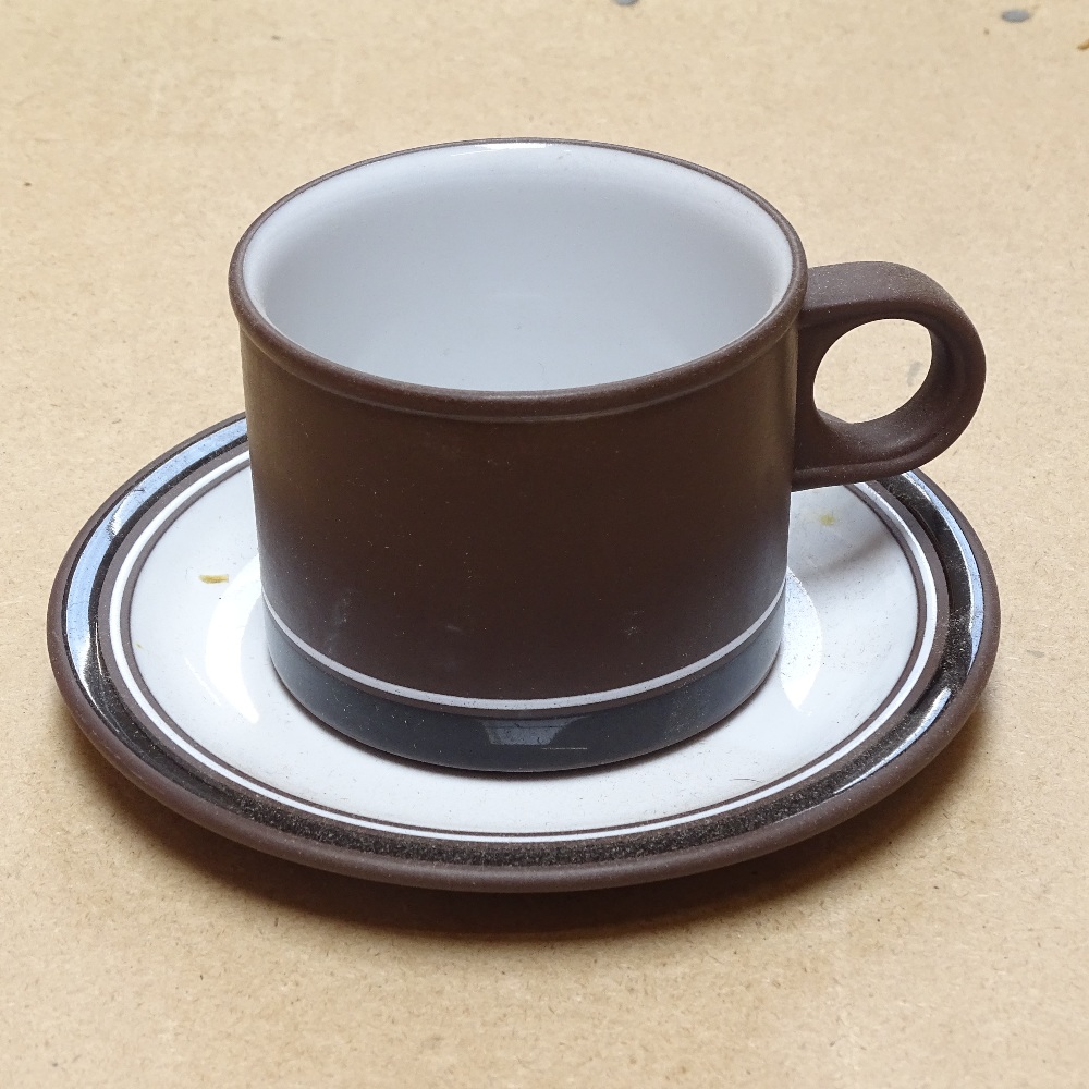 Hornsea Contrast dinner service and matching tea set - Image 2 of 3