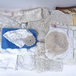 A collection of Vintage table linen