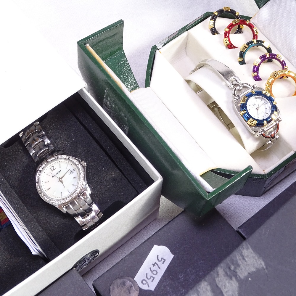 6 boxed Strada watches, and a lady's Accurist wristwatch, boxed - Image 2 of 2