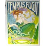 Clive Fredriksson, advertising board, "Premium Absinthes", 100cm x 73cm, framed