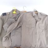 An RAF tropical/warm weather stone Service Dress jacket and shirts (3)