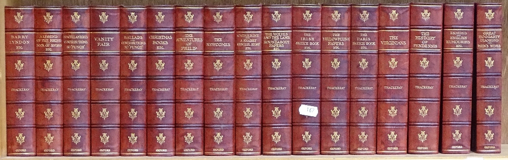 17 volumes of the Oxford Thackeray with illustrations