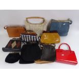 Various Vintage handbags, including Holmes and Jade