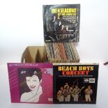 Various Vintage vinyl LPs and records, including The Everlys, Duran Duran, Beach Boys etc