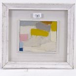 3 various abstract oils on board, all unsigned, framed (3) All in very good condition