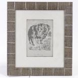 After Picasso, pair of facsimile prints, Le Chien and Le Bellier, 11" x 7.5", framed Very good