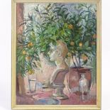 Anthony Baynes (1921 - 2003), oil on board, still life, signed and dated 1957, 19.5" x 15.5", framed
