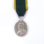 A George V Territorial Efficiency medal to Sgt J F Armfield, Royal Welsh Fusiliers (replacement