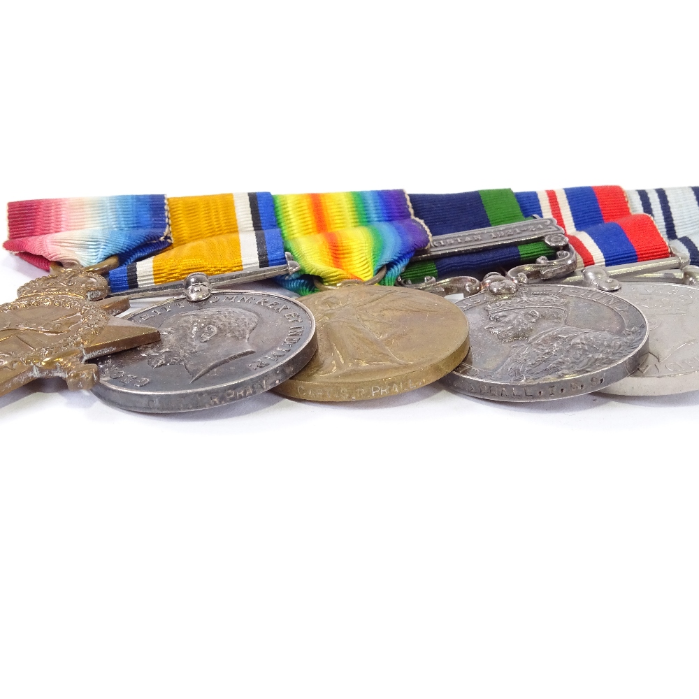 A group of 8 medals to Lieutenant/Captain Prall (surgeon), including 1914/15 Star, British War medal - Image 3 of 5