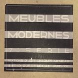 Meubles Modernes, French 1930s folio of prints