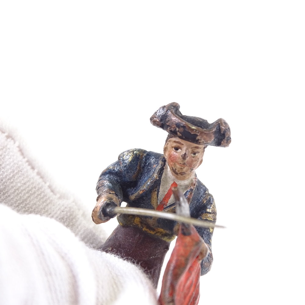 A Vienna cold painted bronze Toreador, height 4cm. All original no repairs, pica and sword are - Image 4 of 5