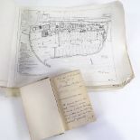 Plan for the proposed Brighton Marina, 1965, and The Wisdom of Burke by Pankhurst, 1886, inscribed
