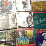 Various vinyl LPs and records, including mostly Blues