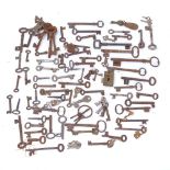 A quantity of Vintage and Antique keys