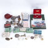 Various collectables, including silver plated model animals, 1976 Montreal Olympics medal, and