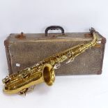 A Harry Karr Autograph gold lacquered alto saxophone, with A Lelandais mouthpiece, serial no. 821,
