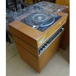 A mid-century teak-cased Pye Cambridge stereogram, with BSRP128 turntable