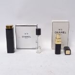 2 boxed CHANEL No. 5 perfume bottles (both empty)