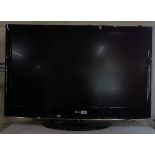 An LG 40" flat screen television with remote, GWO