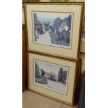 Angus Jamitson?, 4 limited edition coloured prints, framed