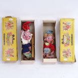2 Vintage boxed Pelham Puppets, including Enid Blyton characters (2)