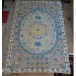 A Kashmiri chain hand stitched wall hanging, 145cm x 90cm