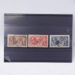 3 various George V stamps, 2/6 high values, 20 copes (3)