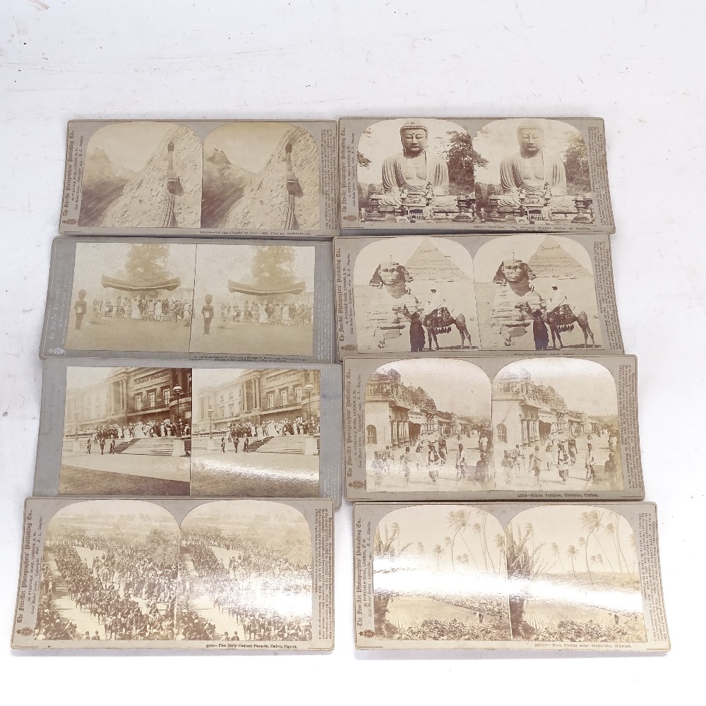 A collection of The Fine Art Photographer's Publishing Co stereoscopic viewing cards, including - Image 2 of 2