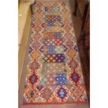 A Choli Kilim runner, 253cm x 79cm