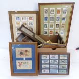 A large quantity of various cigarette cards, silk cards etc