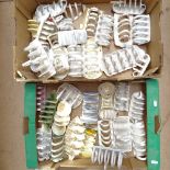 2 boxes of Victorian and later ceramic toast racks