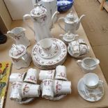 A De Fuisseaux Baldour coffee service, and an Oriental coffee set