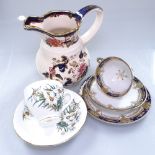 Various decorative teaware, Mason's jug etc