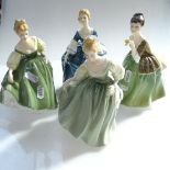 4 Royal Doulton ladies