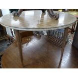 A small mid-century teak circular coffee table, W69cm