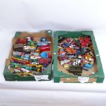 A collection of various diecast toy vehicles, including Dinky, Matchbox, Corgi etc (2 boxes)
