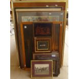 A collection of framed prints and engravings (11)