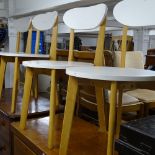 A set of 4 Julian Bowen Casa dining chairs