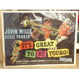 It's Great To Be Young, coloured film poster, printed by Leonard Ripley & Company, 76cm x 100cm