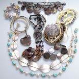 A large quantity of modern mixed costume jewellery