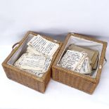 A large quantity of Vintage handwritten religious documents and verses, mostly dated circa 1950s, in