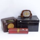 Various interesting collectables, including Read & Campbell Ltd of Horsham Vintage tin-cased fire