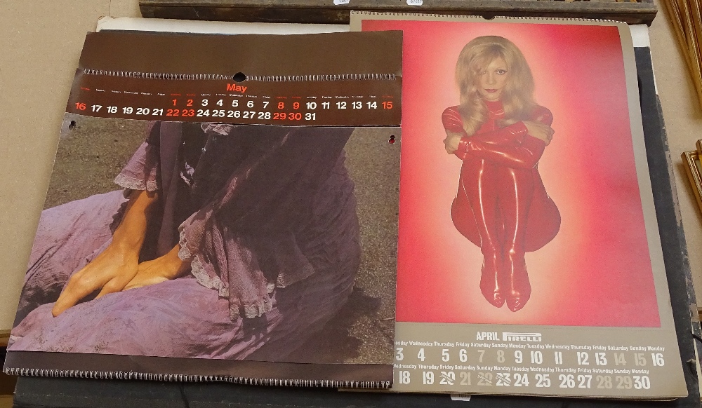 2 Pirelli calendars, to include Pirelli Goes Jamaican, and a PinUp