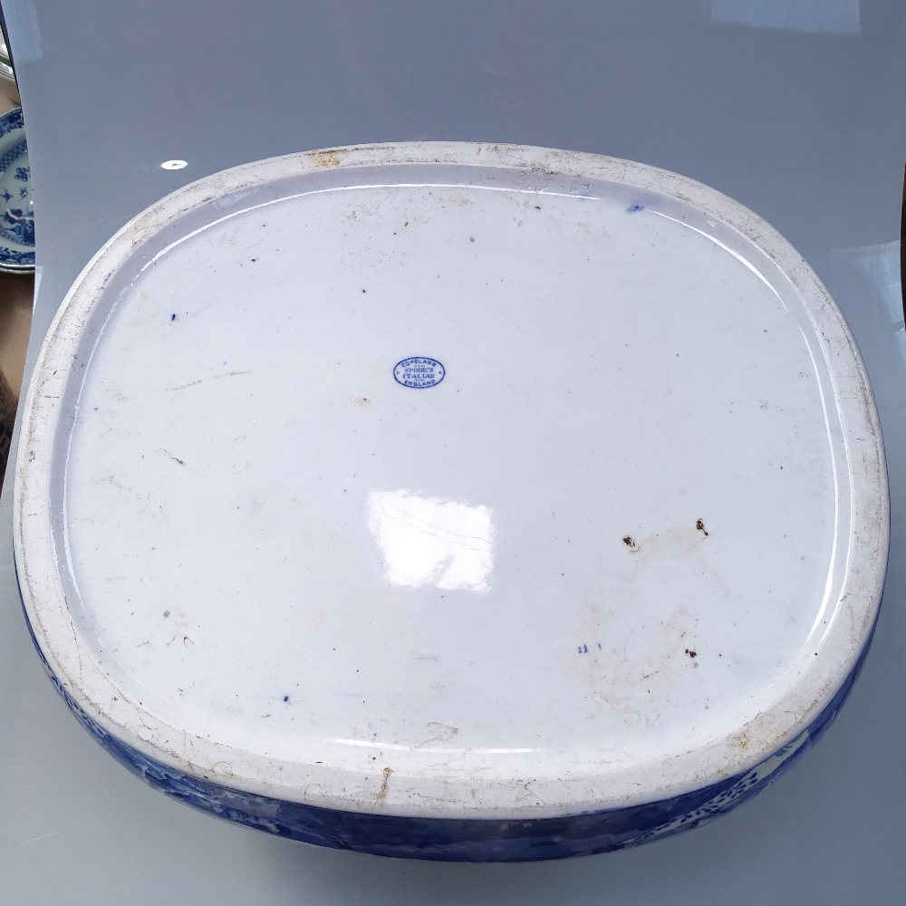 A Copeland Spode Italian pattern 2-handled footbath, length 48cm overall - Image 3 of 4