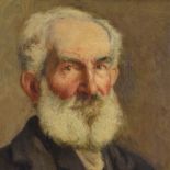 English School, First War Period oil on canvas, portrait of a man, unsigned, dated October 1914 on