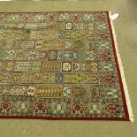 A Persian design geometric design wool rug