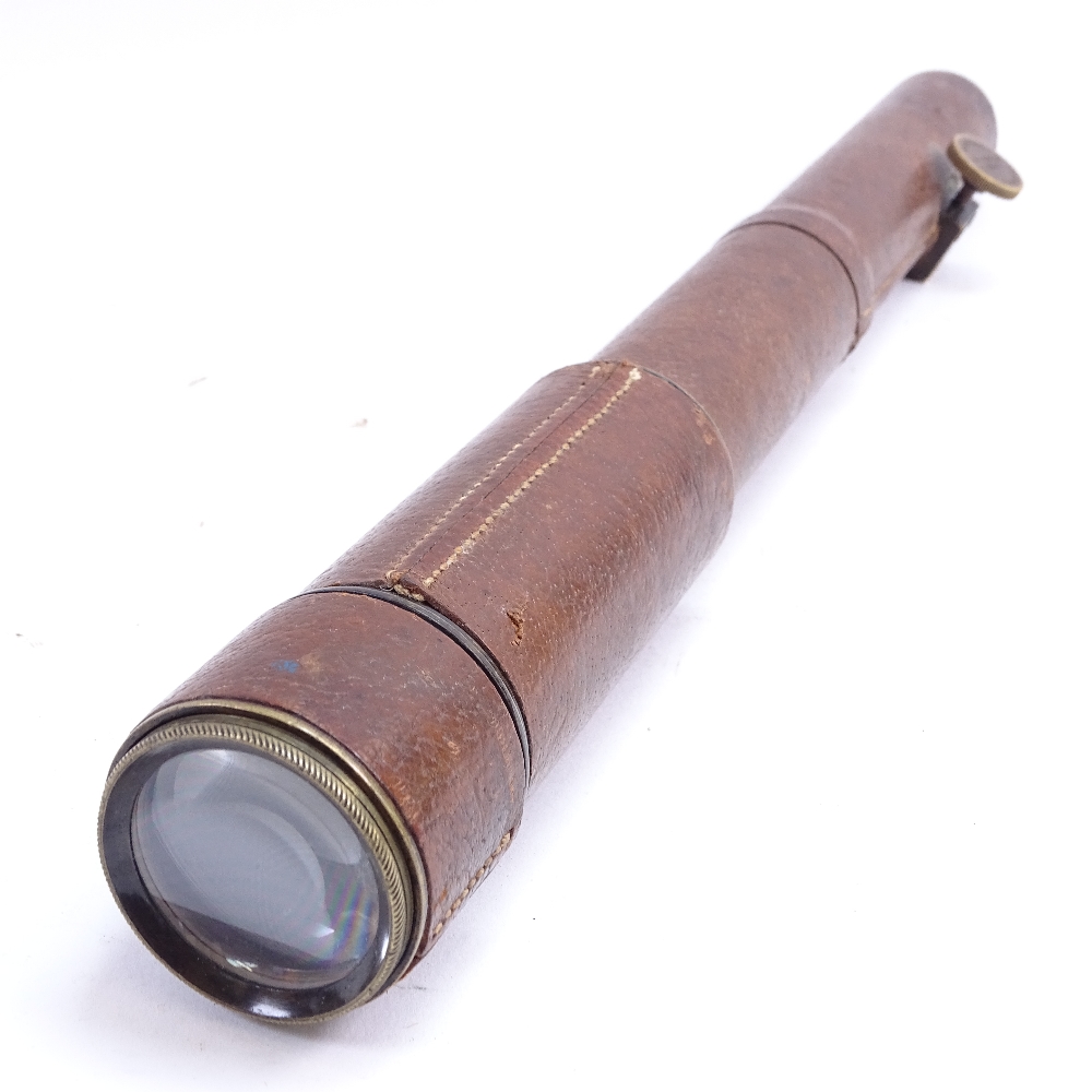 An early 20th century F Davidson & Co Davon Number 5 military issue telescope microscope, patent no.