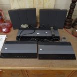 A Bang & Olufsen music system, comprising Beomaster 3500, Beocord 3500, Beogram CD 3500, pair of