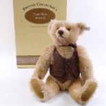 A Vintage Steiff British Collectors Limited Edition toy teddy bear, model Blond 43, dated 1996, with